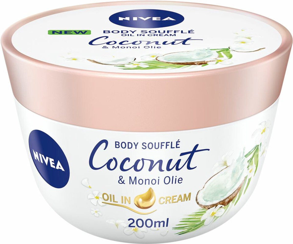 Nivea Body Souffle Coconut & Oil Jar 200ml Ascalon Enterprise LLC