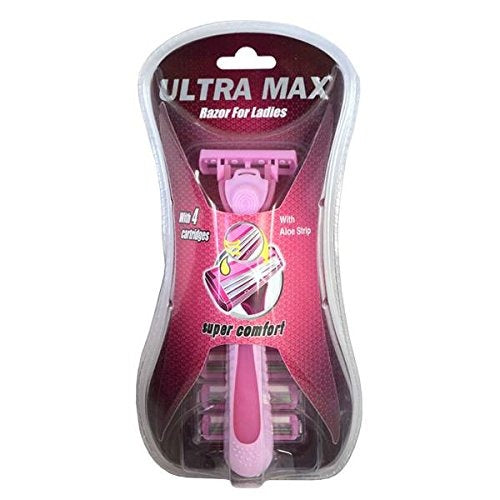 Ultra Max Razor Blade Women, 3 Blade W/Refills – Ascalon Enterprise LLC