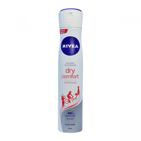 Nivea Dry Comfort Deodorant Body Spray 200ml